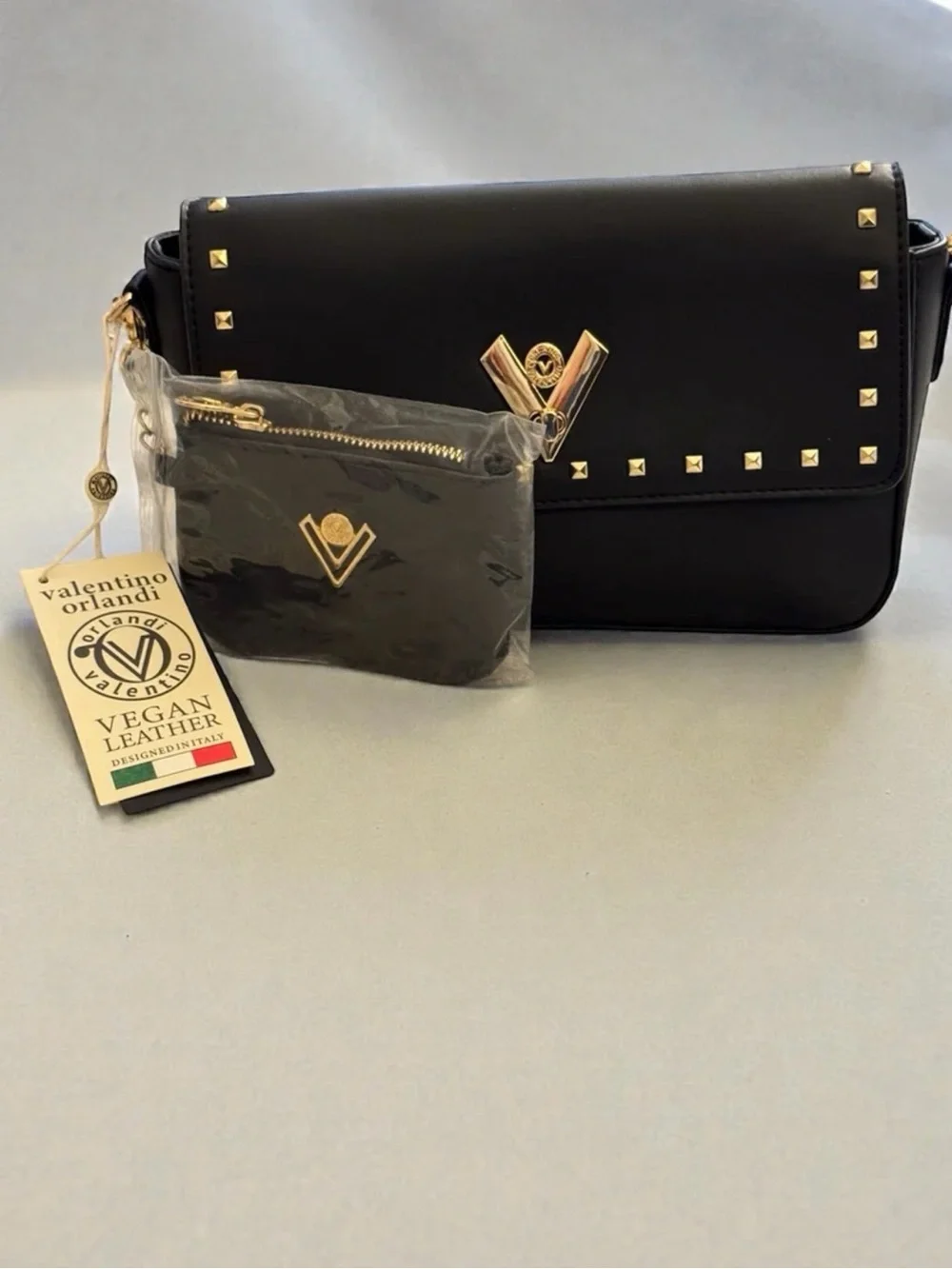 Valentino Orlandi Shoulder Bag w/ mini Wallet.